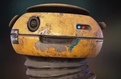Hovering Drone Robot - Game Ready Character Low-poly 3D model