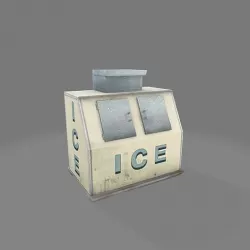 Ice Machine  Low-poly 3D model