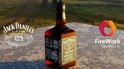 Jack Daniels Bottle 3D model