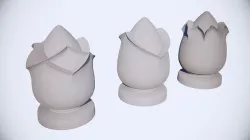 Jasmine Buds Javanese Ornaments 3D model