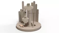Jewelry Bust Model 3D model