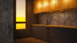 Kitchen Interior 2 Low-poly 3D model