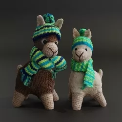 Knitted Llamas - photogrammetry 3D model
