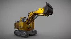 komatsu pc8000 Low-poly 3D model