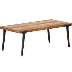 Lakin Recycled Teak Extendable Dining Table Crate and Barrel 3D model