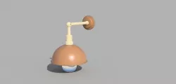Lamp for living room 3D model