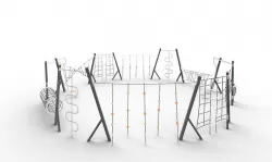 Large Stair Workout Complex 3D model