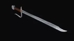 long dagger 3D model