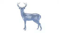 Low Poly Deer 3D model
