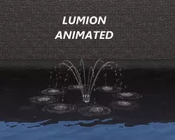 Lumion fountain - animated Low-poly 3D model
