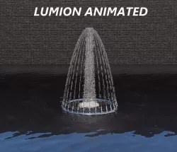 Lumion fountain - animated Low-poly 3D model