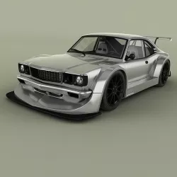 Mazda RX3 Racing 3D model