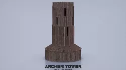 Medieval Archer Tower 3D model