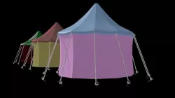 Medieval Tent 3D model