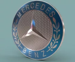 Mercedes Benz Logo 3D model