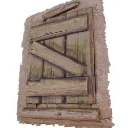 middle ages closed window Low-poly 3D model