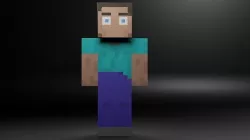 minecraft alex rigged Low-poly 3D model
