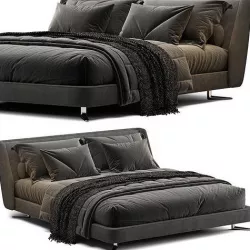 Minotti Spencer Bed 3D model