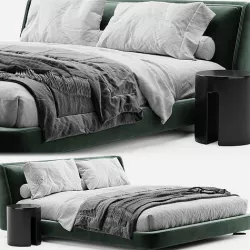 Minotti Spencer bed  3D model