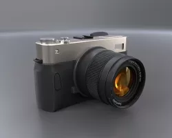 Mirrorless Camera Subdivision 3D model