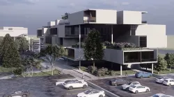mixed use building concept 3d plus all files of 3d development  3D model