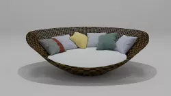 Modern Couch 3D model