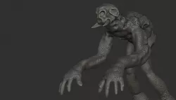 Monster hells  munant scullpt 3D model