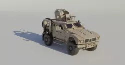 Oshkosh M-ATV Game Ready Model Low-poly 3D model