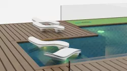 Outdoor Swimming Pool 3D model