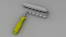 Paint Rolling Low-poly 3D model
