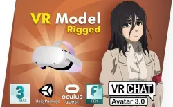 Pieck AOT VRChat Oculus Quest Low-poly 3D model