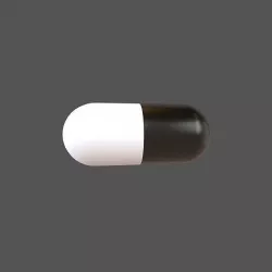 Pills v4 013 Low-poly 3D model