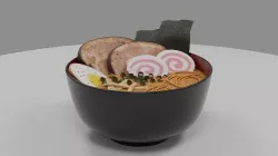 Ramen - japanese noodle 3D model