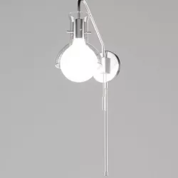 Riley 1 Light Wall Sconce With Plug - With Glass Mitzi 3D model