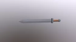 Roman Short Sword Gladius 3D model