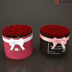Rose boquet 3D model