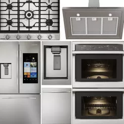 samsung appliances collection Low-poly 3D model
