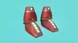 Sci-Fi Boots - Character Design - Megaman Style Low-poly 3D model