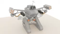 Sci-Fi Mecha Robotank Armored Military Vehicle 3D model