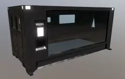 Scifi Container Low-poly 3D model