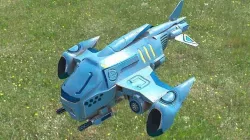 scifi drone Low-poly 3D model