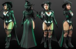 sexy witch  3D model