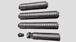 Sig Sauer SRD762 Suppressors Low-poly 3D model