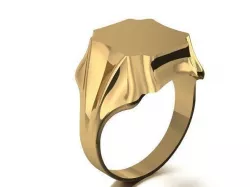 Signet Ring Template  3D model