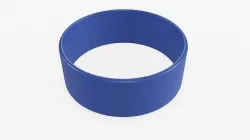 Silicone wide wristband 3D model