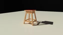 Sitting table  3D model