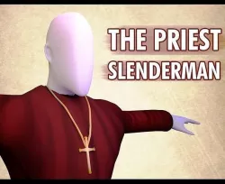 Slenderman Priest - Creature Character 3D model