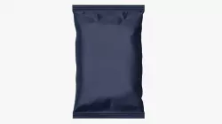 Small snack package mockup 01 3D model