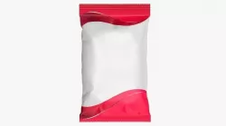 Small snack package mockup 04 3D model