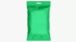 Small snack package mockup 05 hanging 3D model